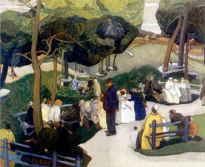 In the Park, 1922 by Anthony Angarola